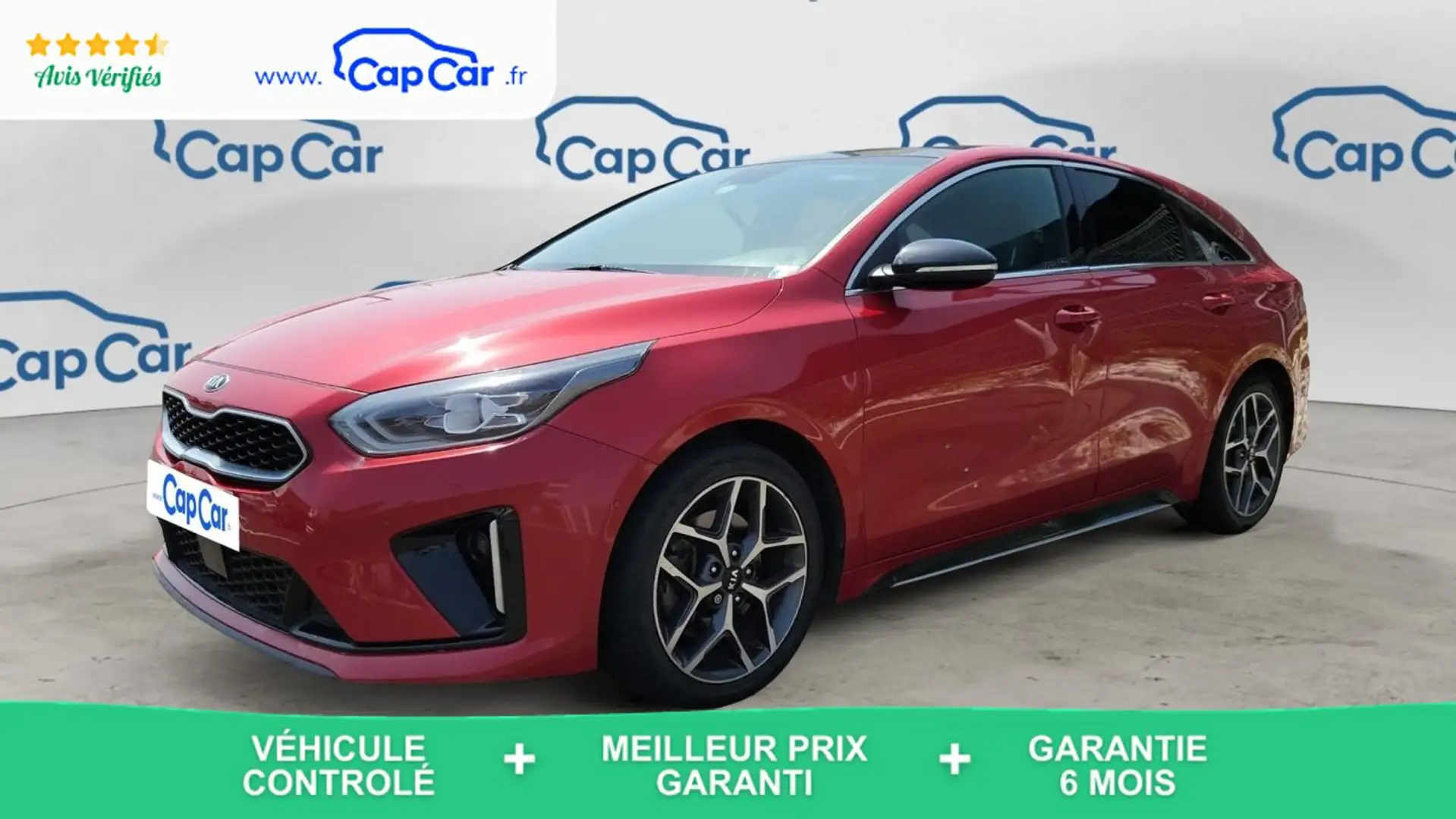 Kia III 1.6 CRDi 136 BVA7 GT Line Premium Rouge - 1