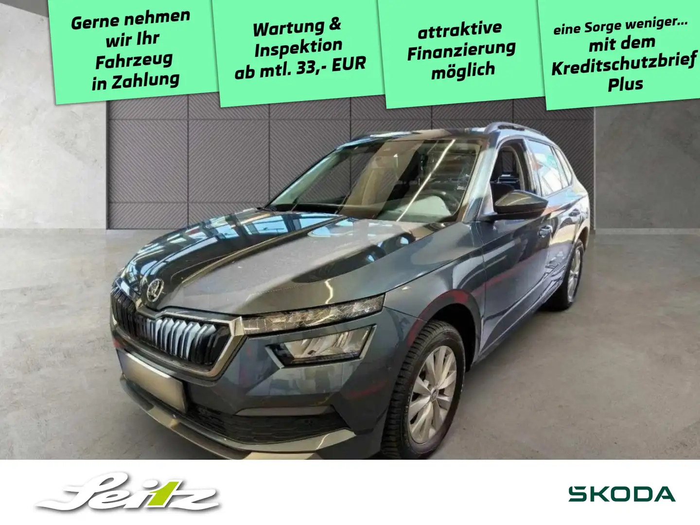 Skoda Kamiq 1.0 TSI Ambition *AHK*LED*PDC*SITZH* Grau - 1