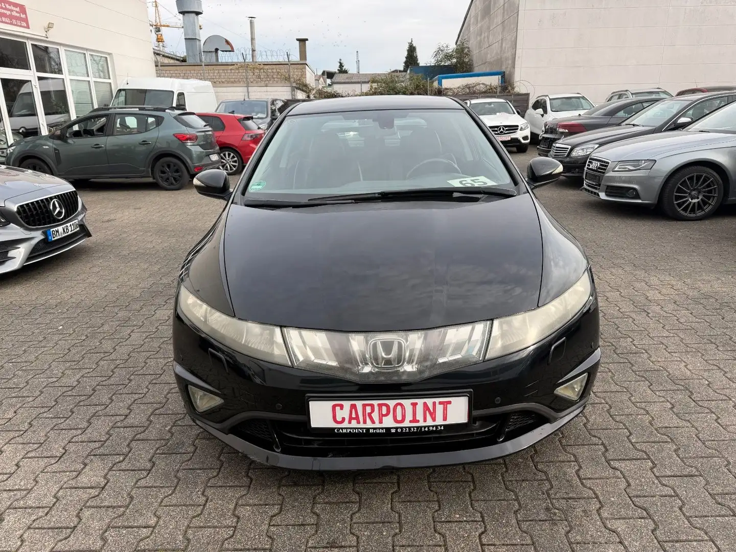 Honda Civic 1.8 Sport 1.HAND/KLIMAAUT/PDC/TÜV bis 27 Schwarz - 2