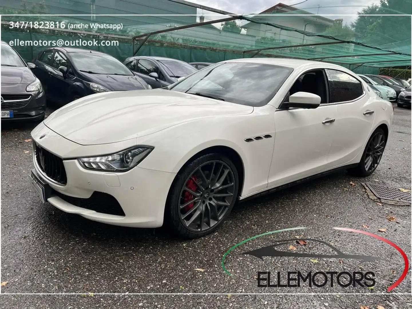 Maserati Ghibli 3.0 V6 bt S Q4 410cv auto my17 Weiß - 1
