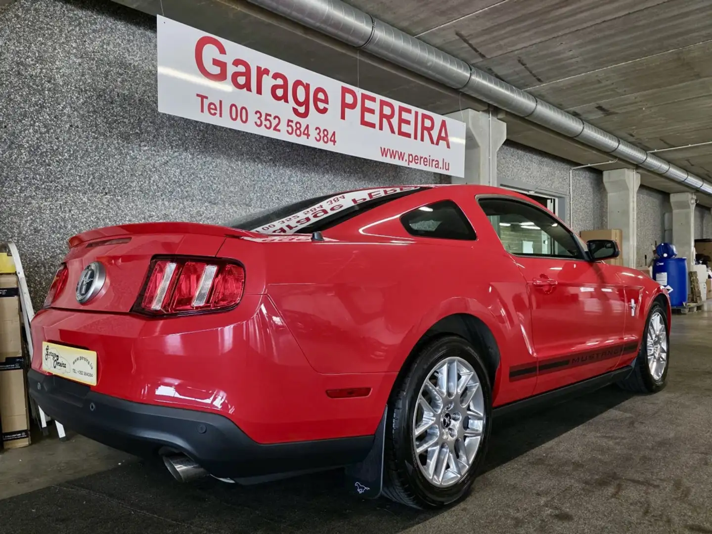 Ford Mustang 3.7 V6 CUIR Piros - 2