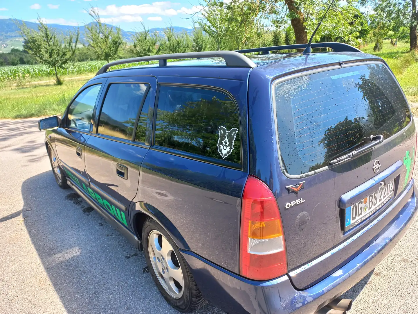 Opel Astra Astra 1.6 Caravan Edition 2000 Classic Modrá - 2
