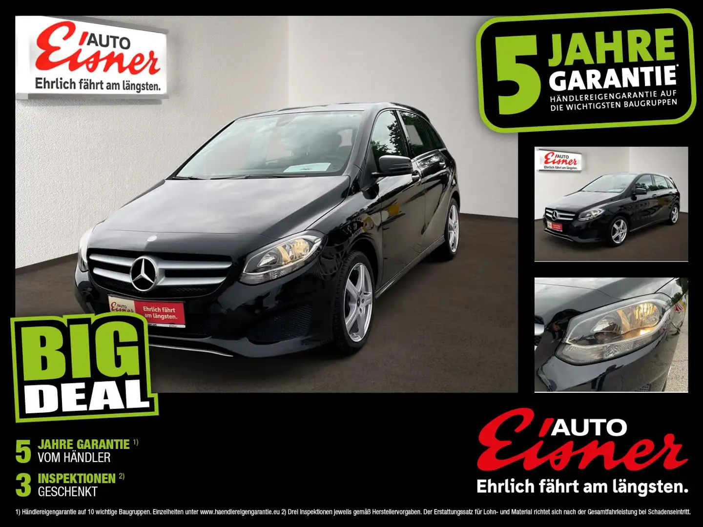 Mercedes-Benz B 160 d CDI Facelift Navi Schwarz - 1