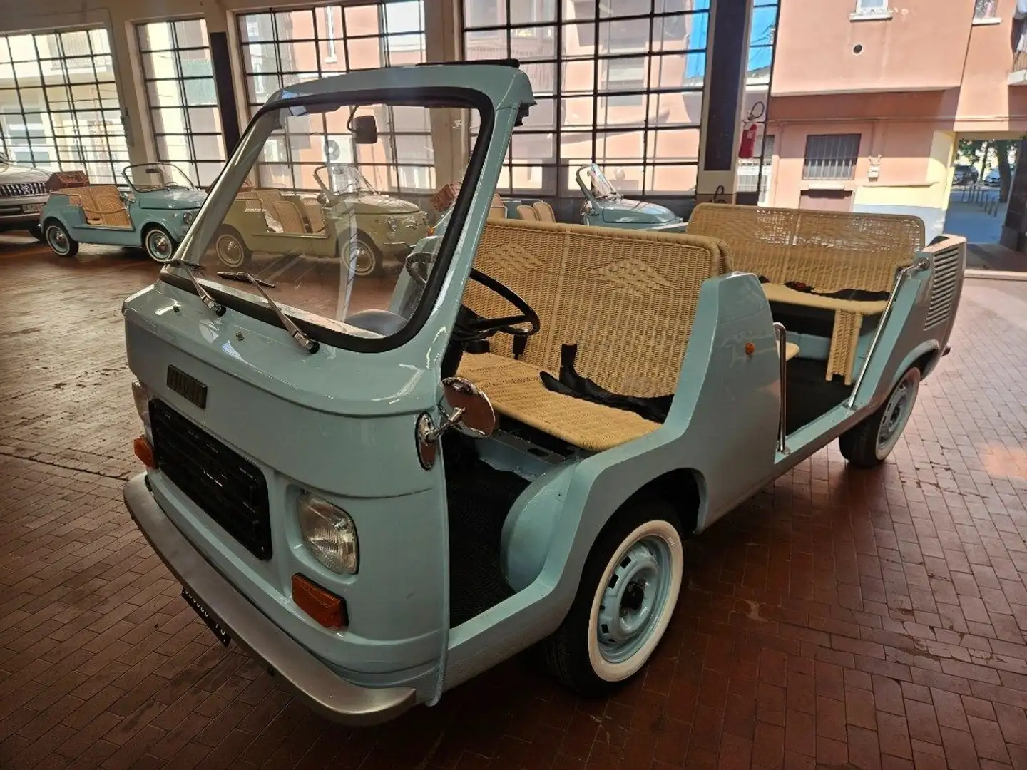 Fiat 900 PULMINO SPIAGGINA JOLLY APERTO Blauw - 1