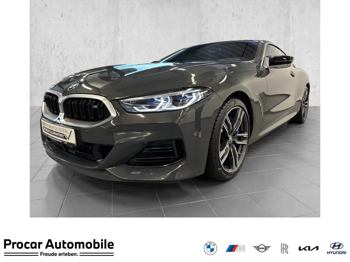 BMW M850 i xDrive Coupé M Sport HUD ACC 360°KAM RFK Grau - 1