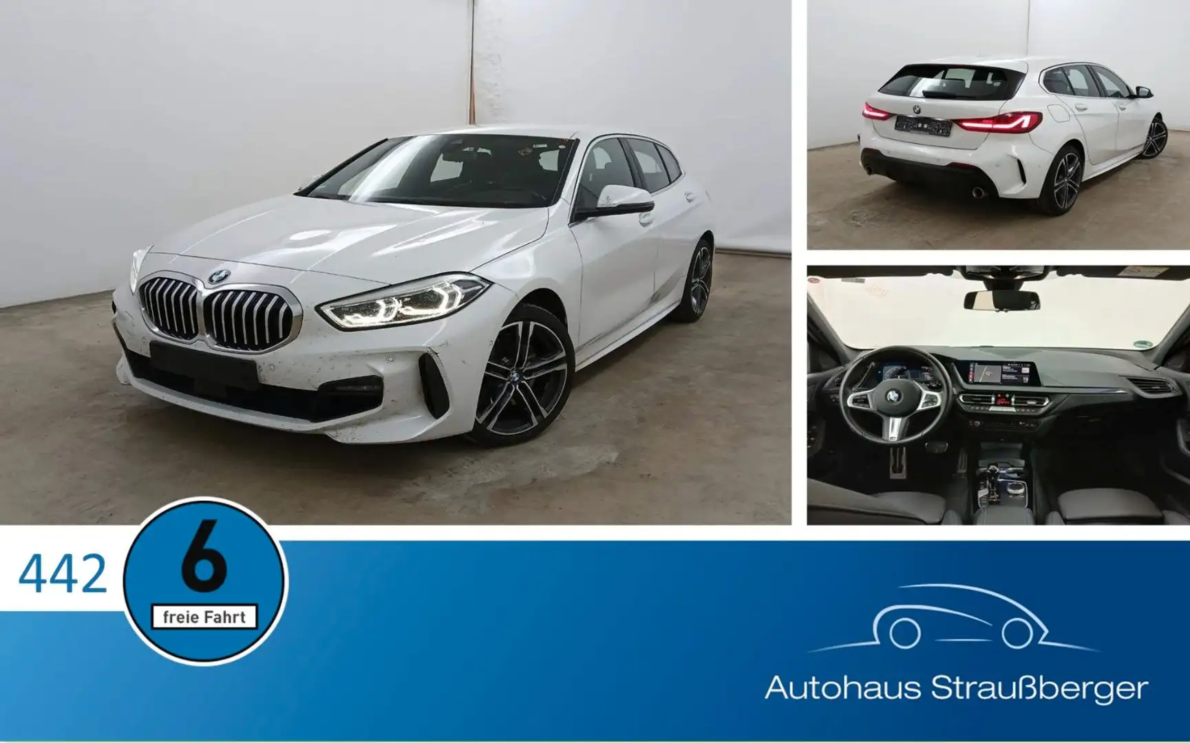 BMW 120 d xDrive M Sport KZU 2-ZK HiFi HUD LED RFK QI Blanc - 1