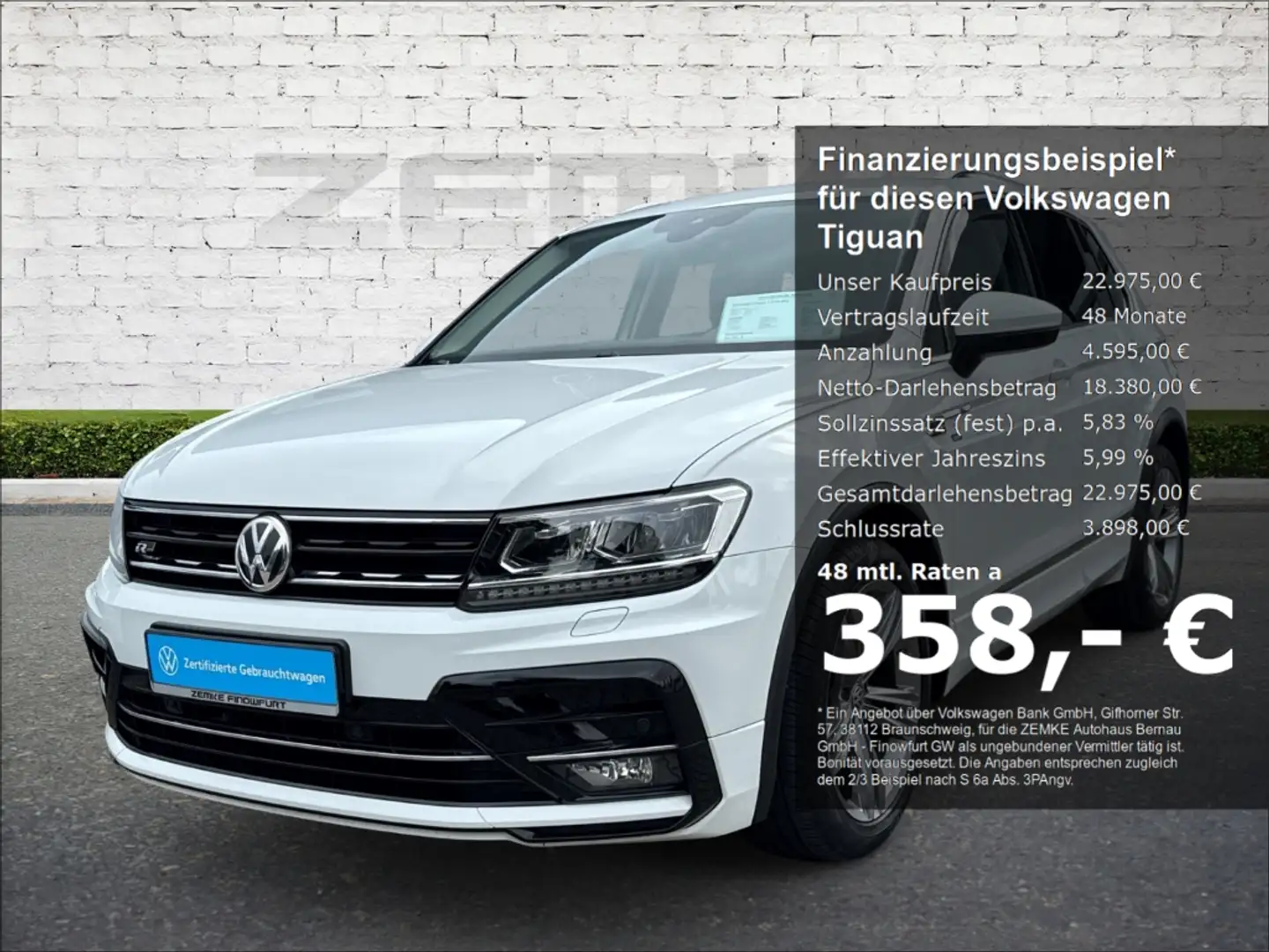 Volkswagen Tiguan 1.5 TSI DSG Join Sportpaket StandHZG Navi LED Sper Weiß - 1