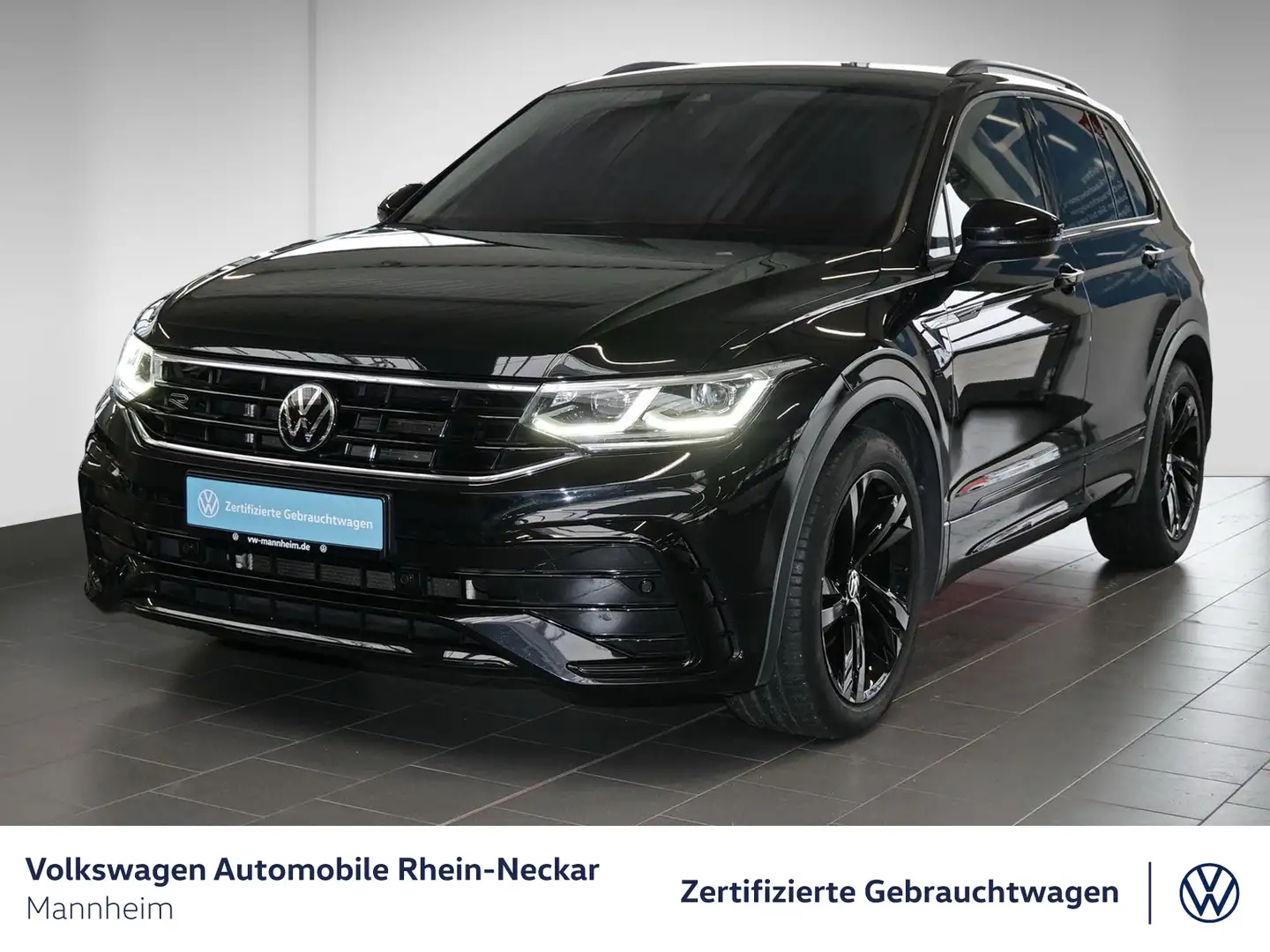 Volkswagen Tiguan 2.0 TDI R-Line DSG Harman Navi PDC LED uv Schwarz - 2
