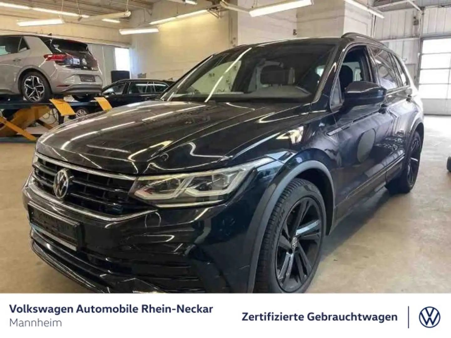 Volkswagen Tiguan 2.0 TDI R-Line DSG Harman Navi PDC LED uv Schwarz - 2