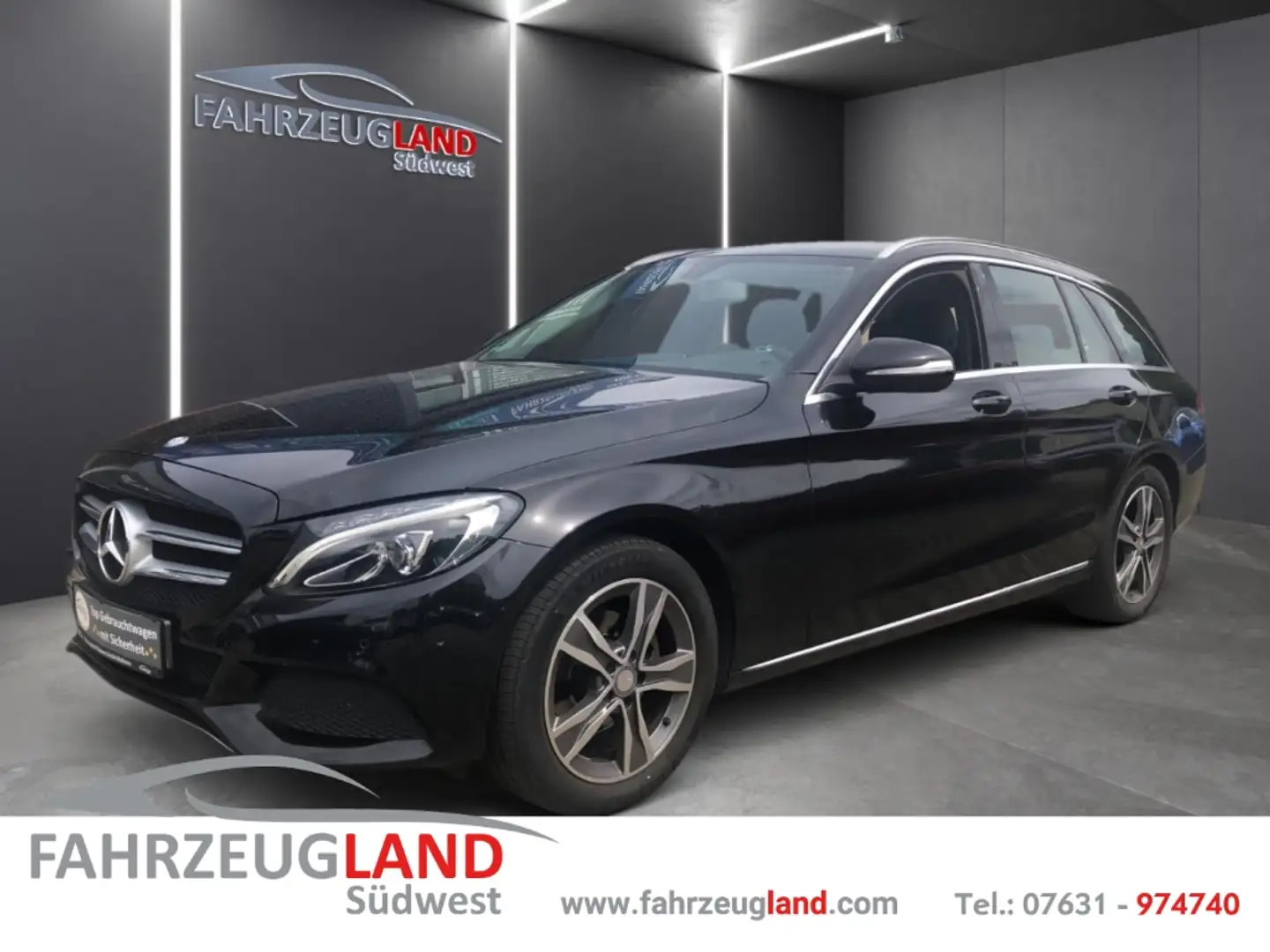 Mercedes-Benz C 180 T neues Modell Avantgarde DCT Navi LED AHK Klimaat Schwarz - 1