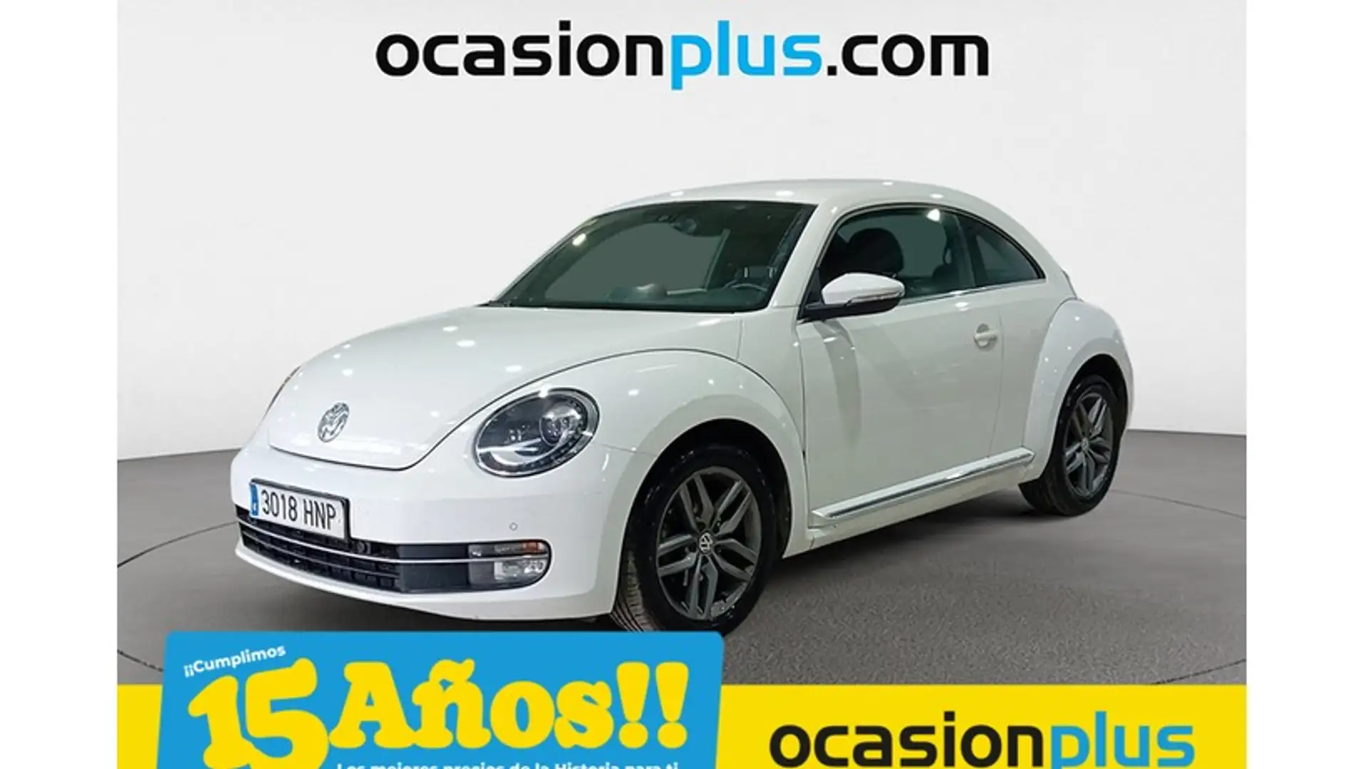 Volkswagen Beetle 2.0TDI Design DSG 140 Blanc - 1