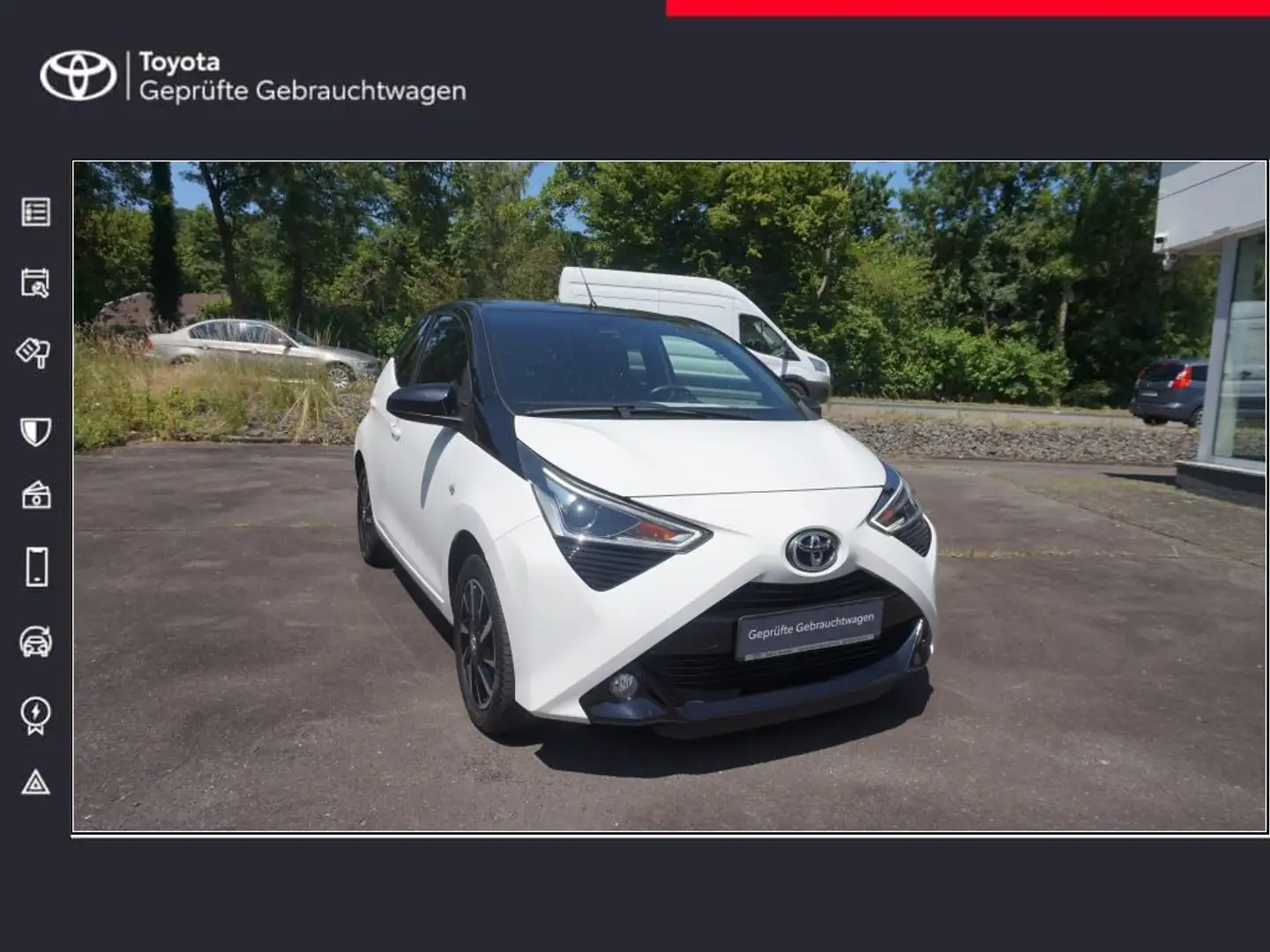 Toyota Aygo x-final Blanc - 1