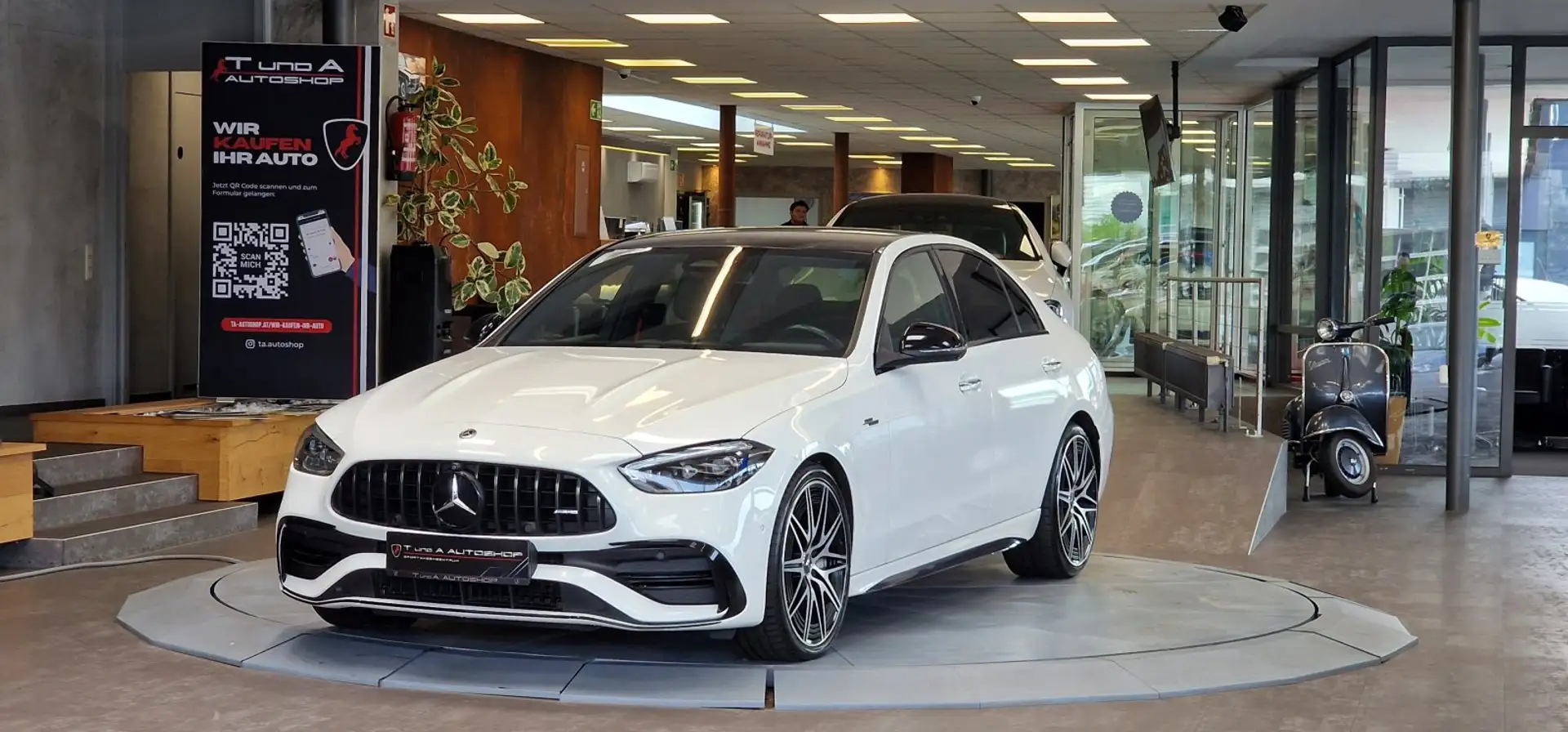 Mercedes-Benz C 43 AMG 4-Matic+ Aut. *Hinterachslenkung*360°*Memory* Weiß - 1