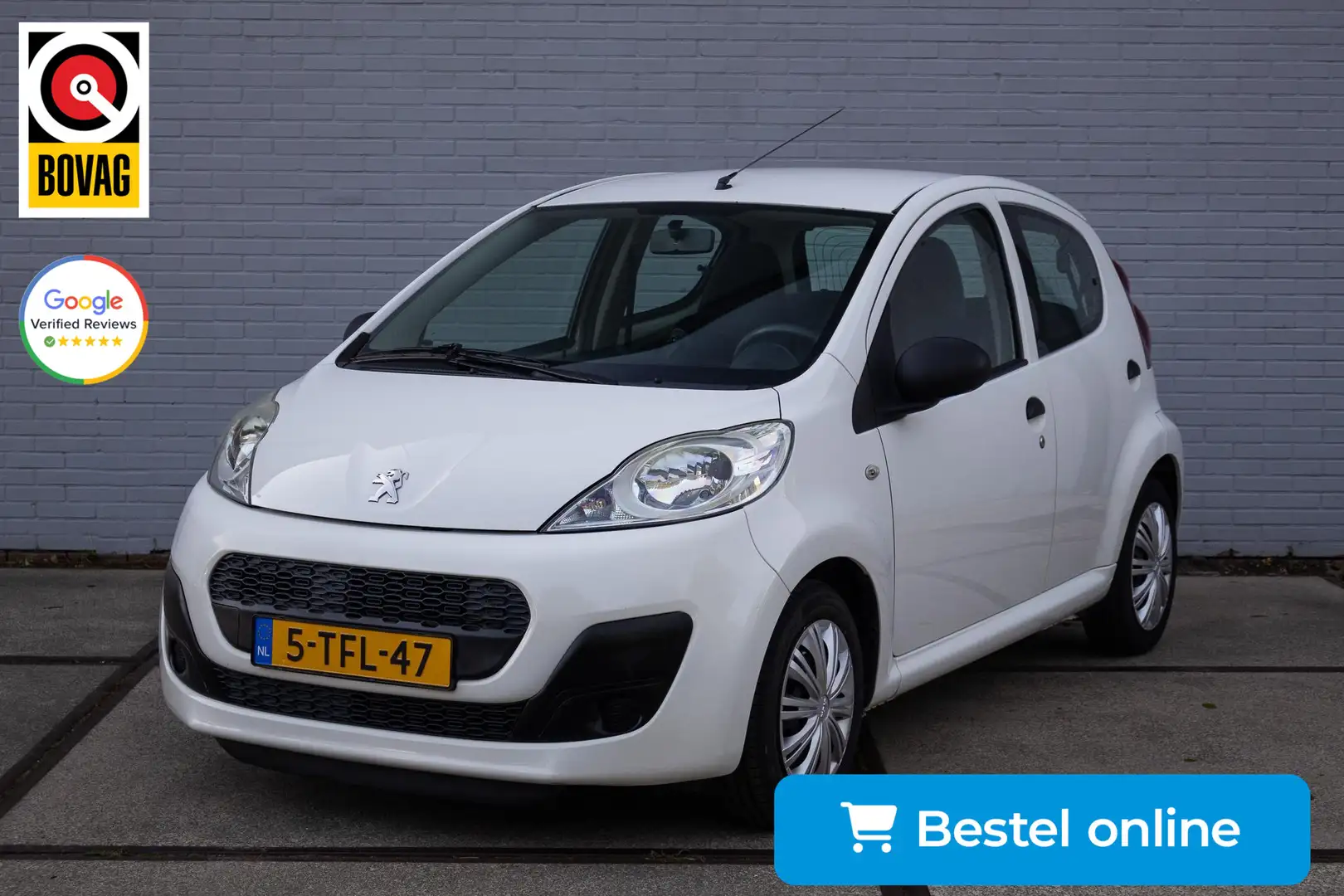 Peugeot 107 1.0 Accent Airco Wit - 1