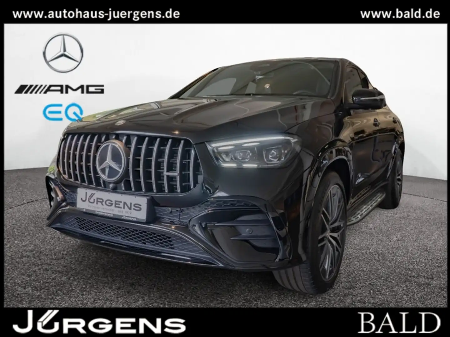 Mercedes-Benz GLE 53 AMG 4M+ Coupé Pano/Burm/AHK/Sitzklima/360 Noir - 1