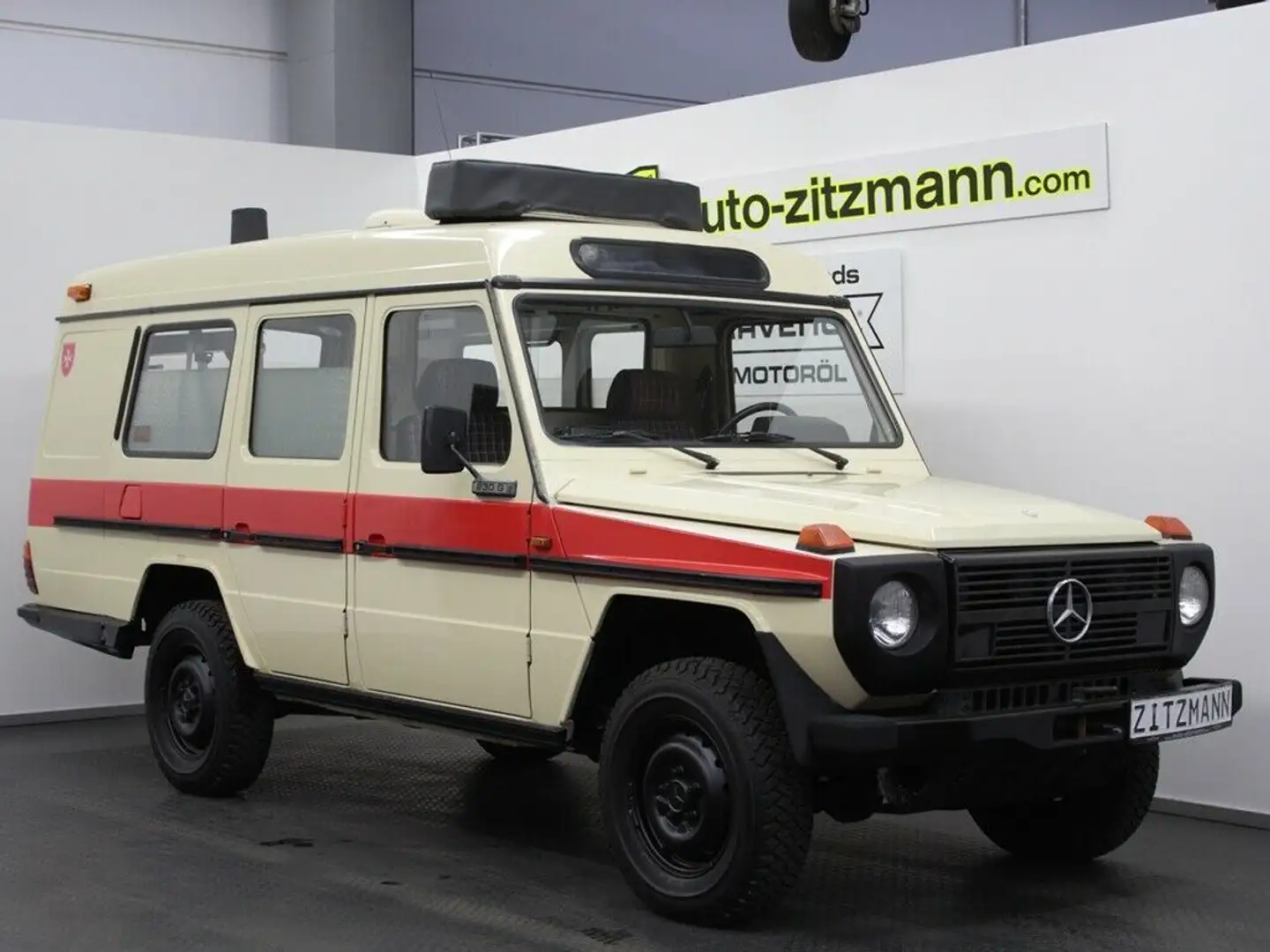 Mercedes-Benz 230 G 4x4 OLDTIMER H-ZULASSUNG BUSCH-TAXI Bej - 1