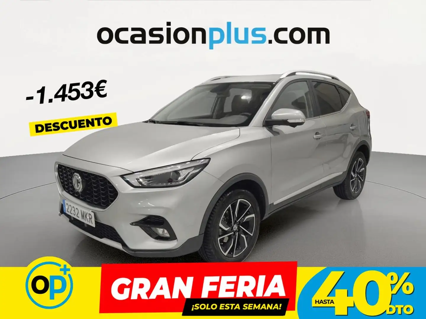 MG ZS 1.0 T-GDI Luxury Aut. 82kW Gris - 1