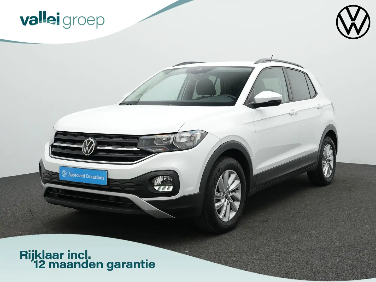 Volkswagen T-Cross 1.0 TSI 95 pk Life | Parkeersensoren voor/achter | Bianco - 1