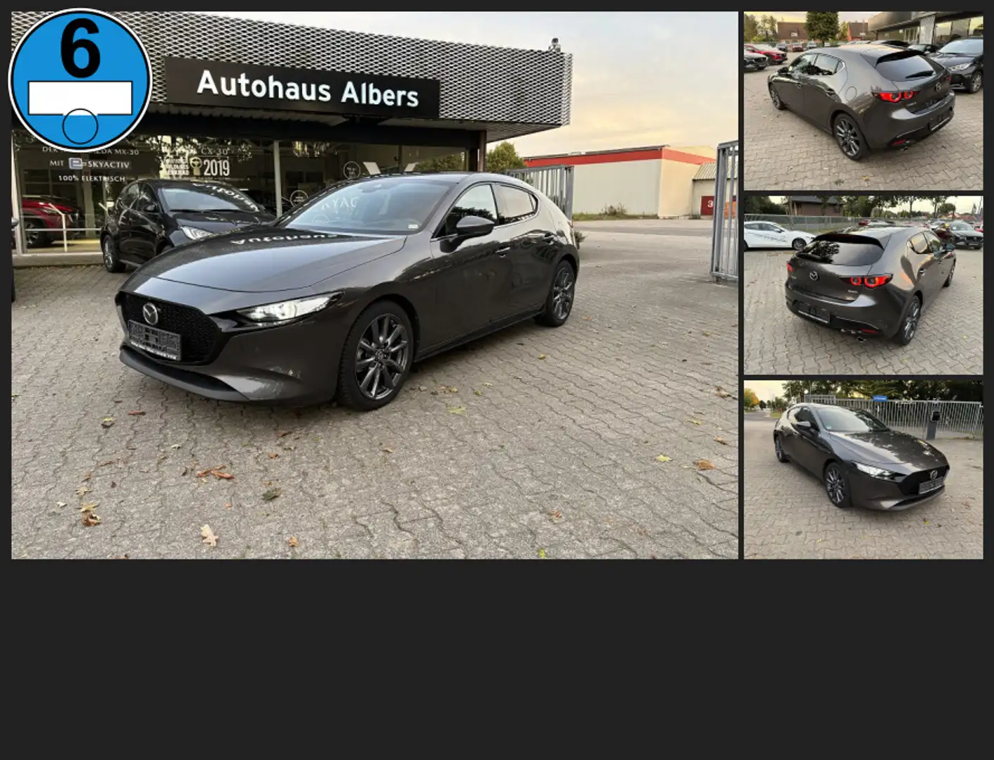 Mazda 3 SKYACTIV-G2.0 M Hybrid,Selection, LEDER, BOSE, 360 Grau - 1