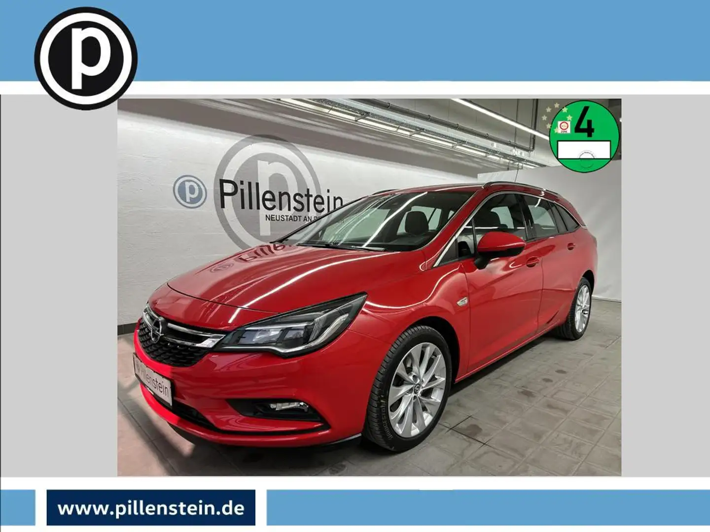 Opel Astra K ST 1.6 CDTI INNOVATION 17"+WP+KAM Rood - 1
