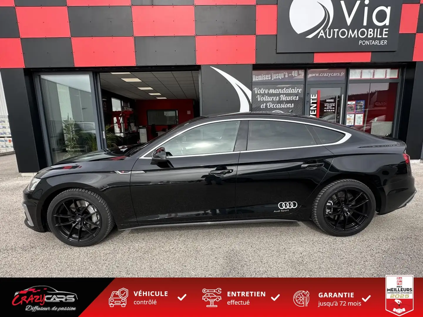 Audi A5 S LINE Quattro 3.0 V6 50 TDI - 286 - Tiptronic Noir - 2