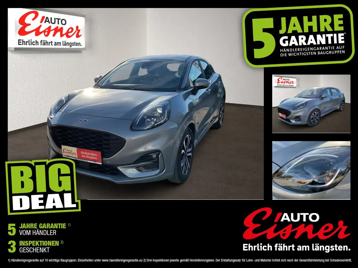 Ford Puma 1.0 ECOBOOST HYBRID ST-LI Grau - 1