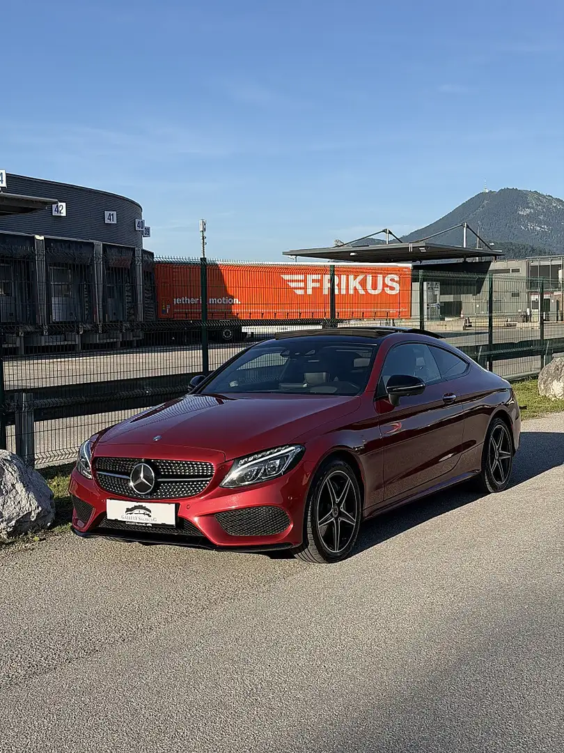 Mercedes-Benz C 400 Coupe 4Matic *AMG-LINE*PANO*HEAD-UP* Rot - 1