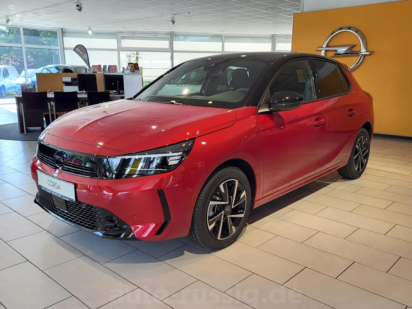 Opel Corsa-e Corsa 1.2 Turbo Hybrid GS Rot - 1