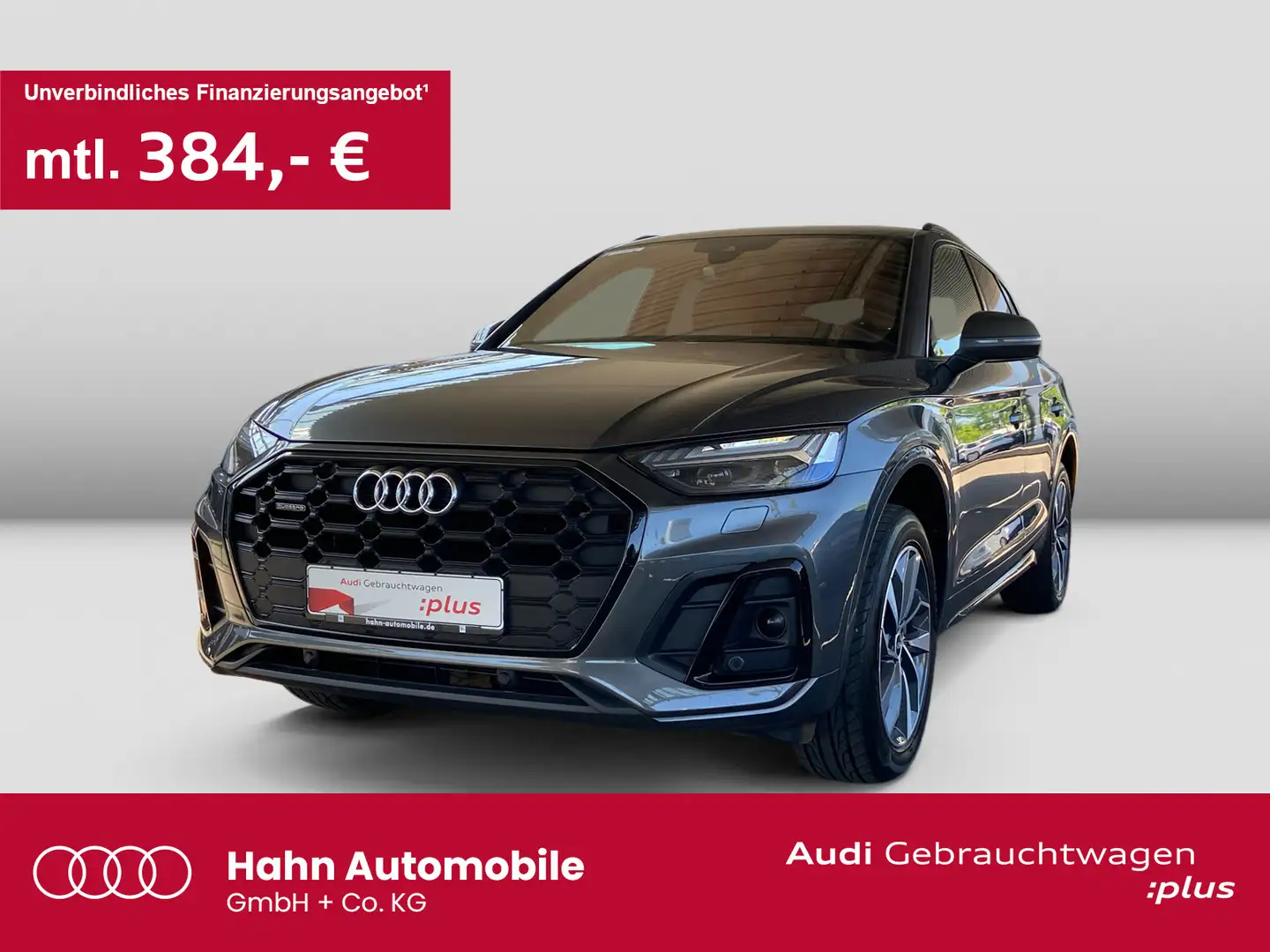 Audi Q5 40TDI quattro S trc S line Virtual CAM AHK Grau - 1