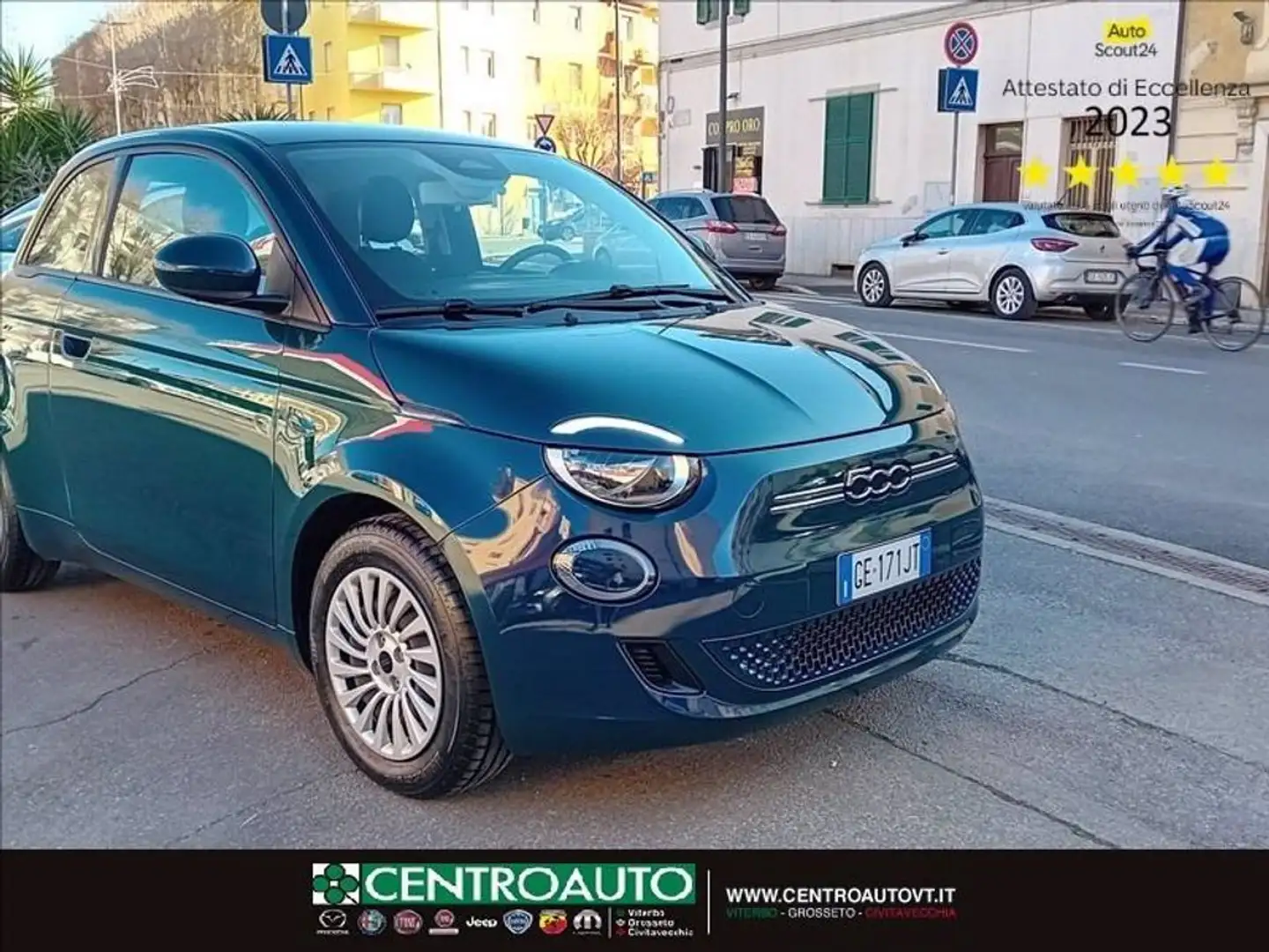 Fiat 500e 23,65 kWh Action Zielony - 1