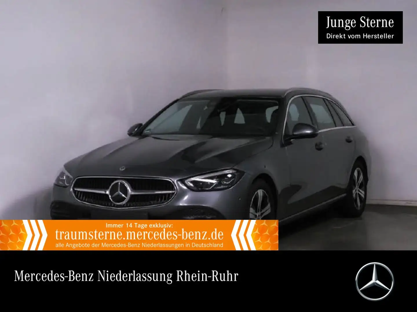 Mercedes-Benz C 200 d T AVANTG+AHK+LED+KAMERA+KEYLESS+9G Grau - 1