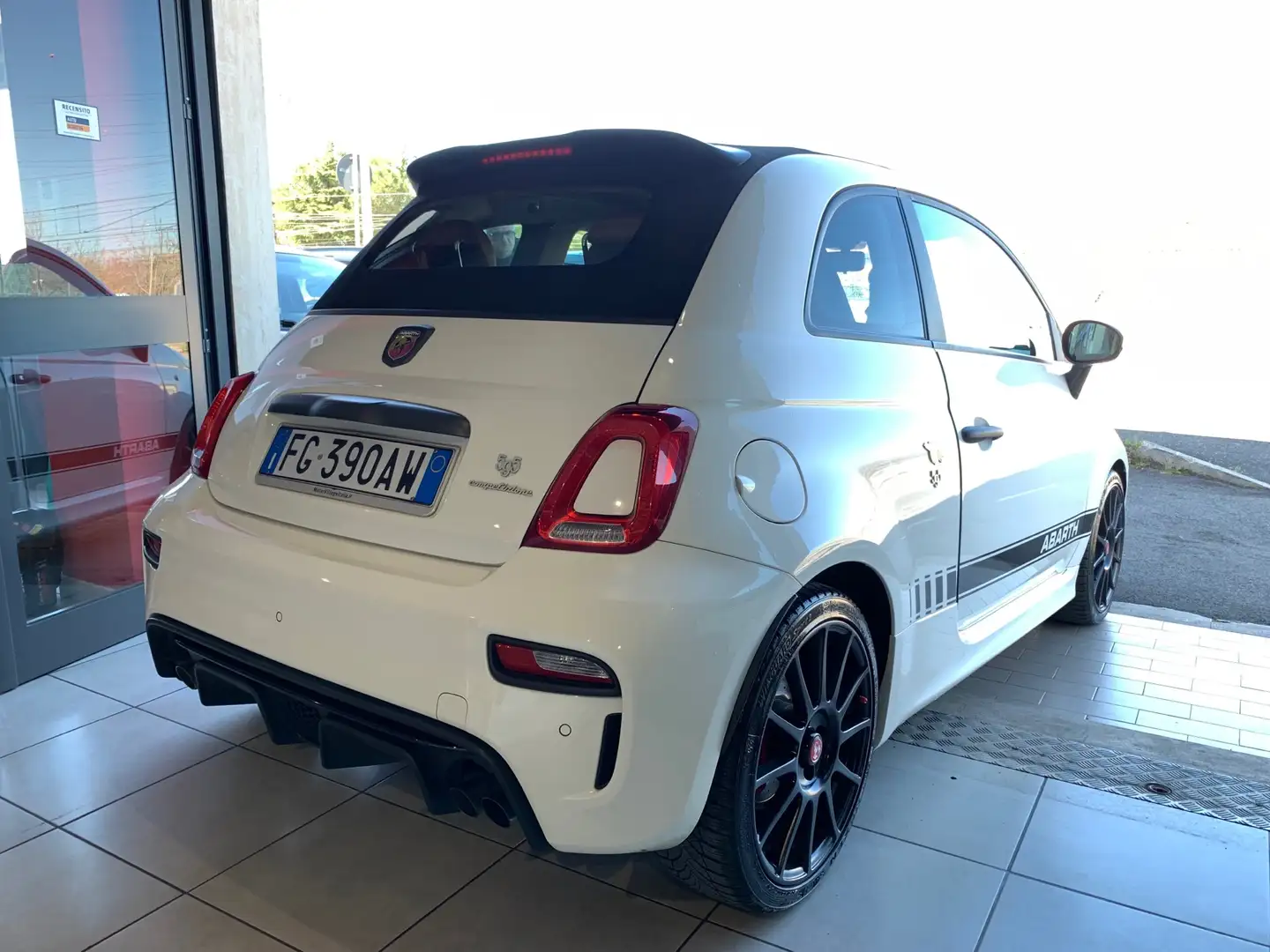 Abarth 595 Competizione CABRIO 180cv *RESTYLING* *SABELT* *MONZA* Bianco - 2