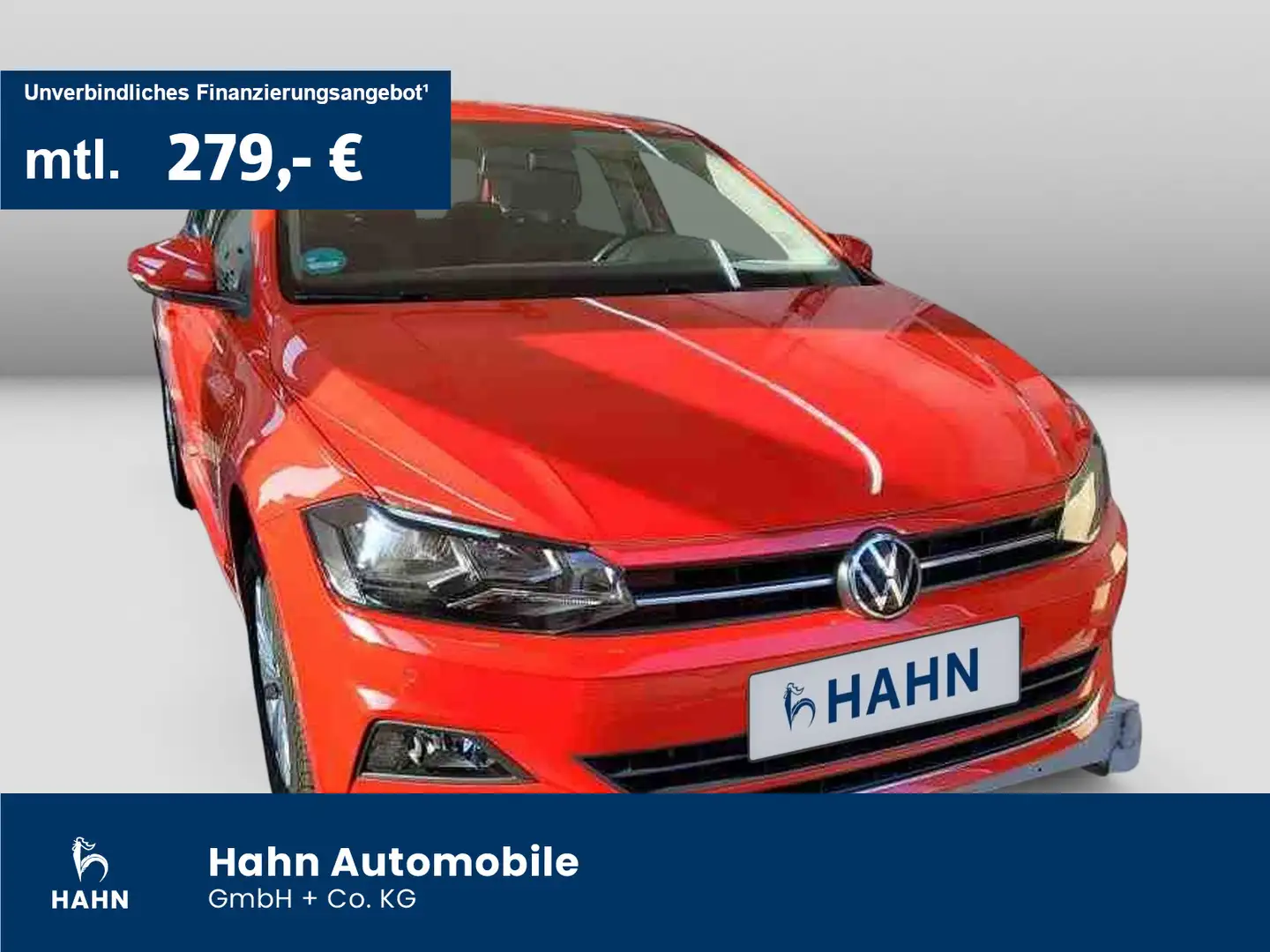 Volkswagen Polo Highline 1.0TSI Klima Sitzh PDC Bluetooth Rot - 1