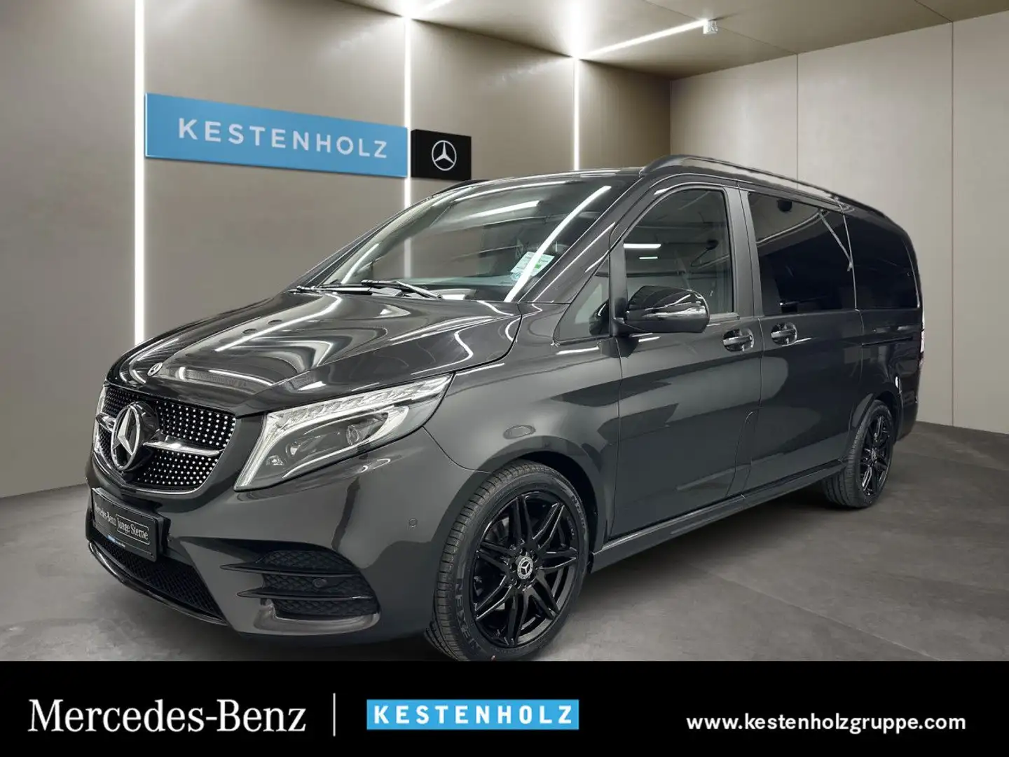 Mercedes-Benz V 250 d lang AMG Stdhzg ILS LED Kamera SpurPak PTS Grau - 1