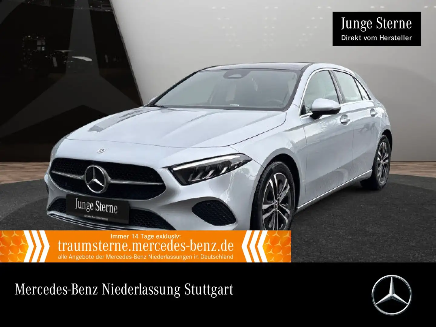 Mercedes-Benz A 200 PROGRESSIVE+PANO+LED+KAMERA+TOTW+7G Silber - 1