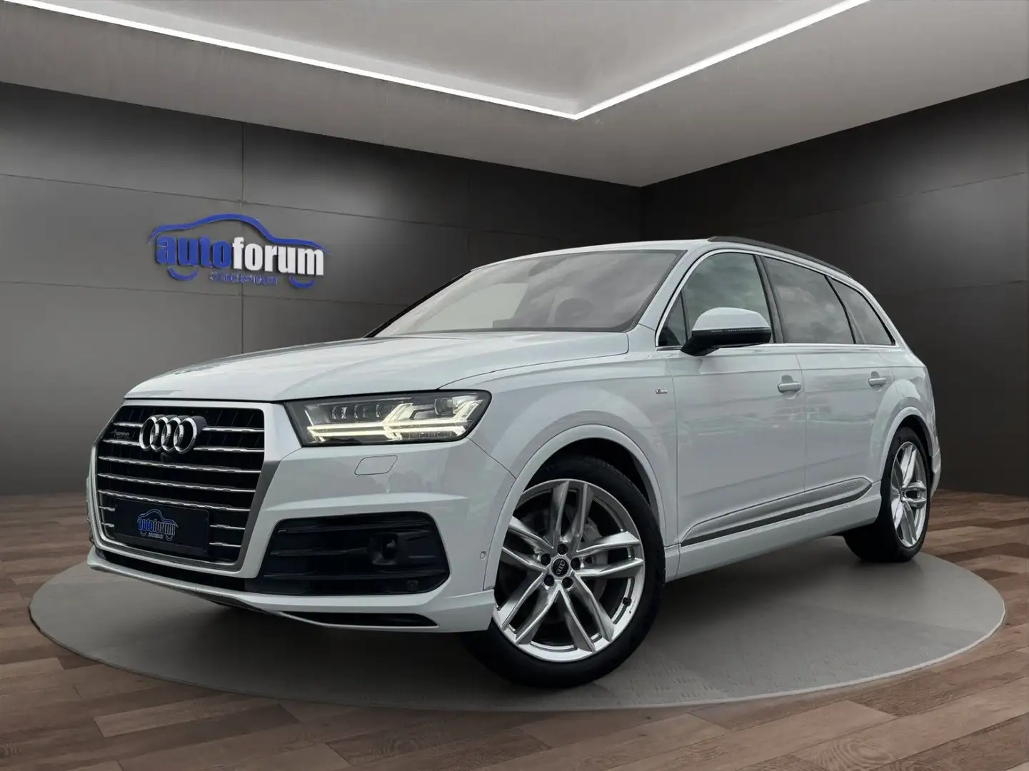 Audi Q7 50 TDI quattro S-LINE°7-SITZER°AHK°MATRIX°HUD White - 1