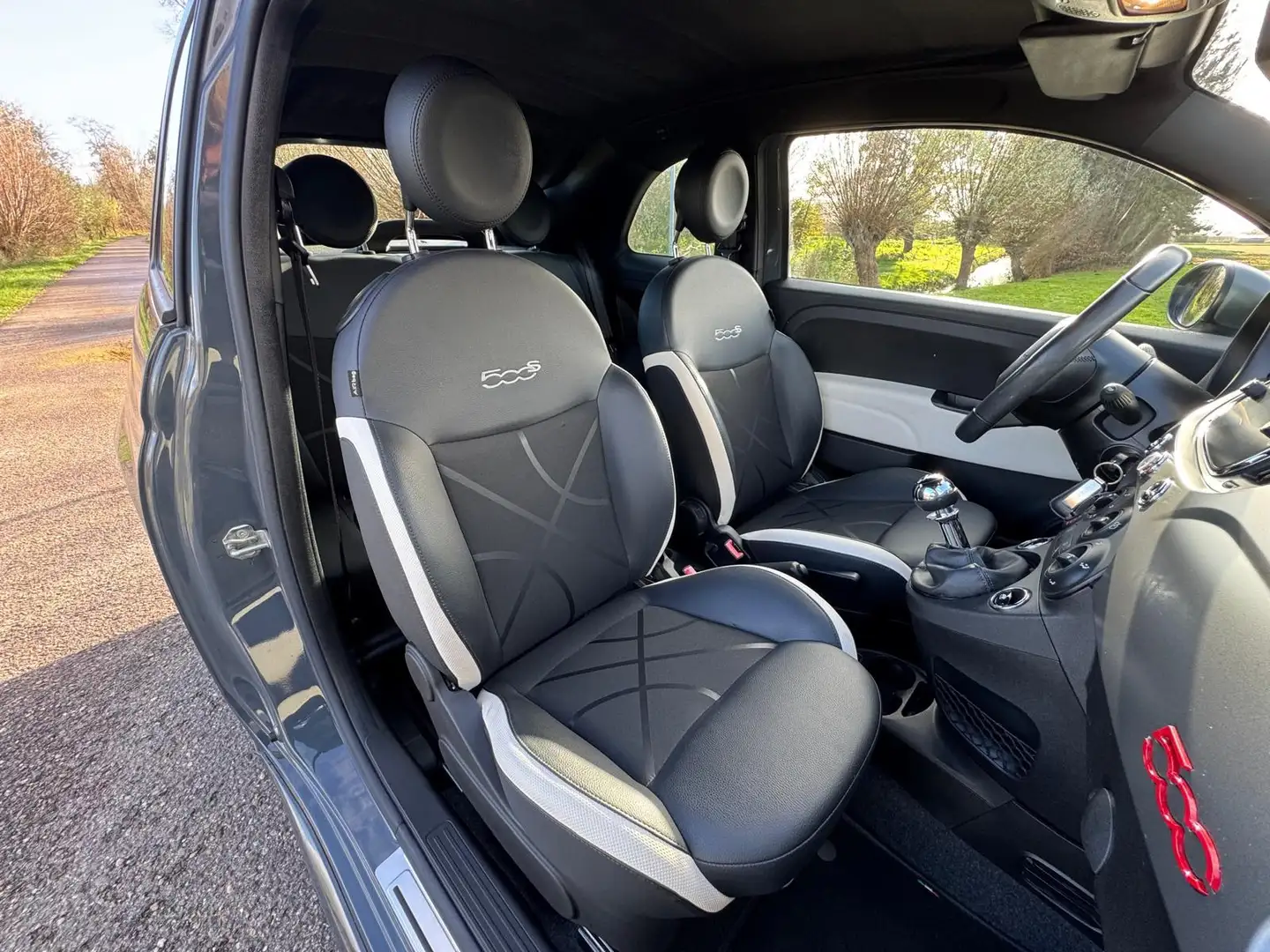 Fiat 500C Cabriolet 0.9 TwinAir Turbo Sport | slechts 70.315 Gris - 2