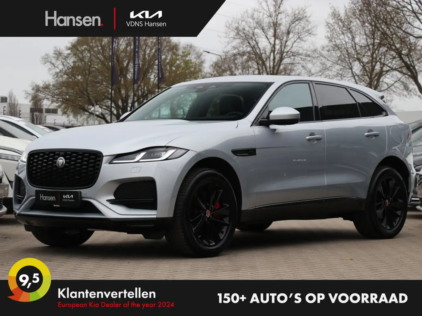 Jaguar F-Pace 2.0 P400e PHEV I Leder I Meridian I Elektrische st Grigio - 1