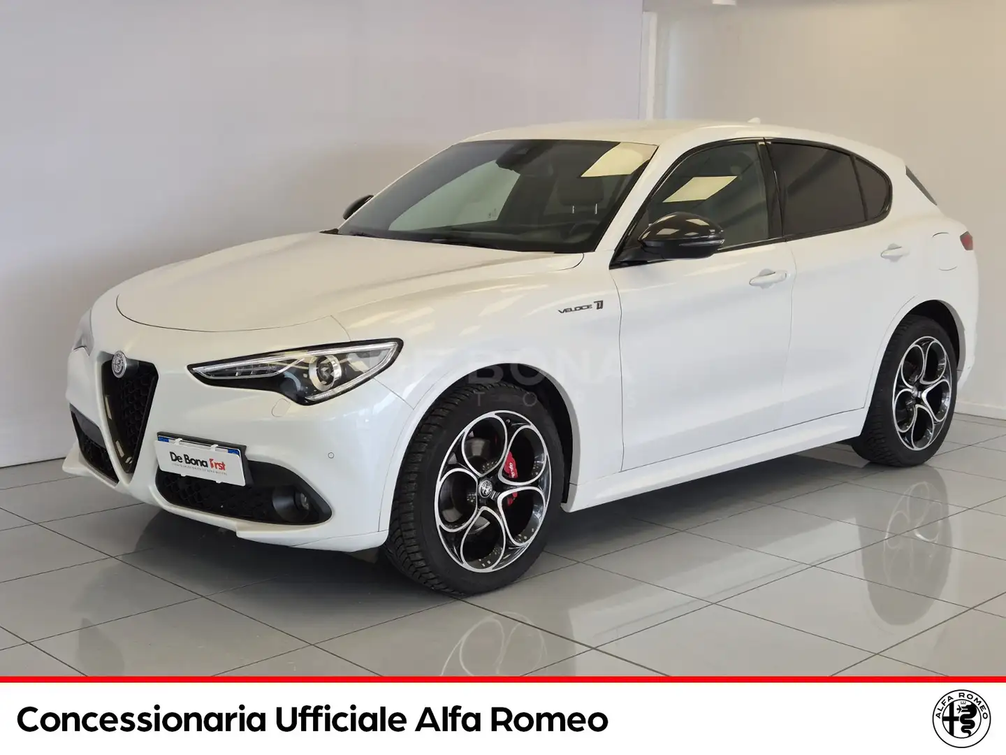 Alfa Romeo Stelvio 2.2 t veloce ti q4 210cv auto Bianco - 1