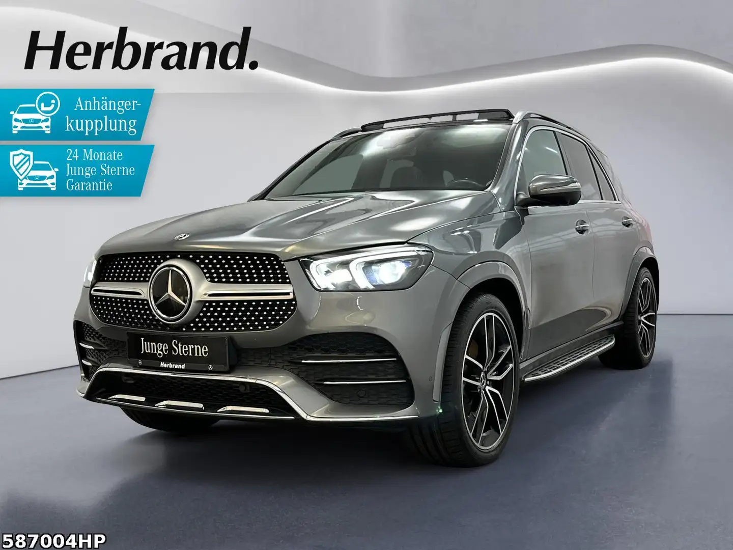 Mercedes-Benz GLE 400 d 4M AMG  *AHK Panorama 22" Memory 360° Grau - 1