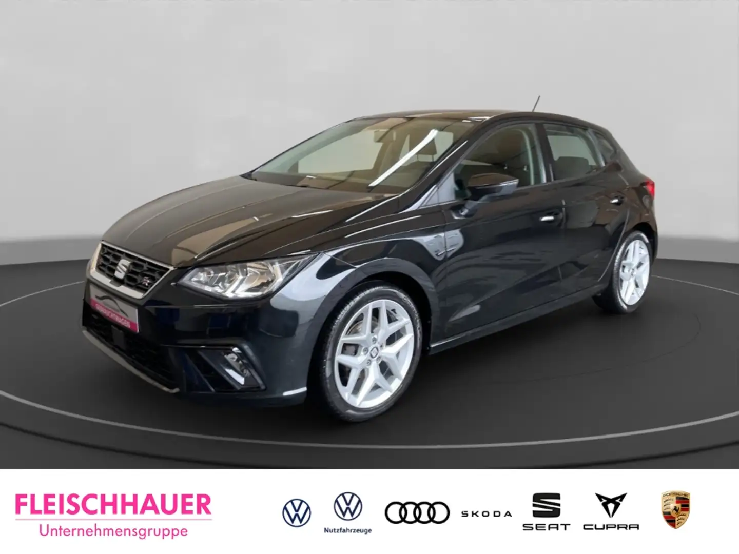 SEAT Ibiza 1.0 TSI FR Apple CarPlay Android Auto Klima Fahrer Schwarz - 1