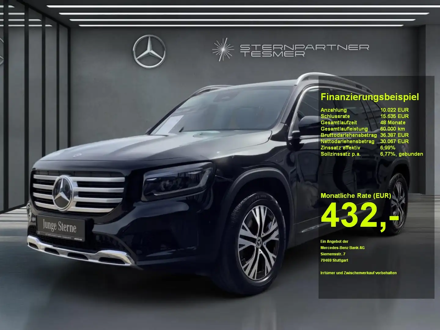 Mercedes-Benz GLB 200 d Progressive AHK LED DISTRONIC Kamera Noir - 1