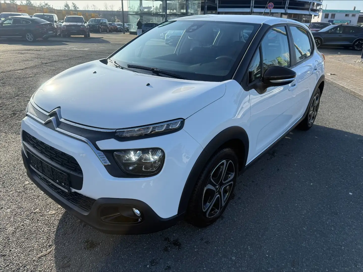 Citroen C3 1.5 BlueHDi 100 FAP Feel Pack LED+KlimaA+PDC Weiß - 2