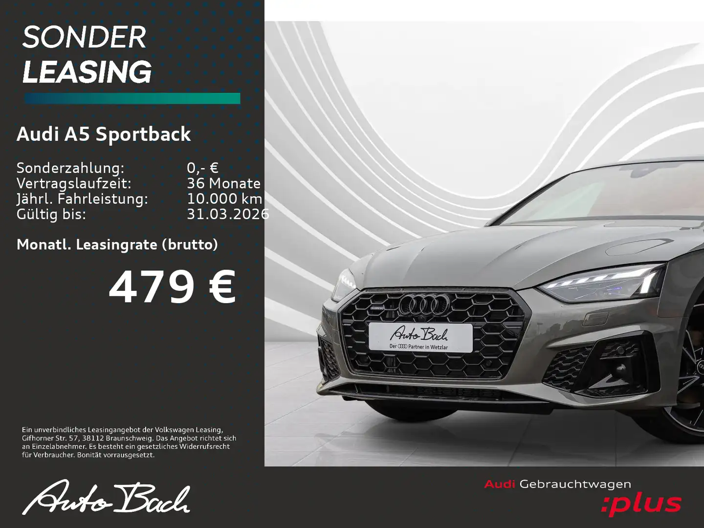 Audi A5 S line 40TDI quattro edition plus P Grau - 2