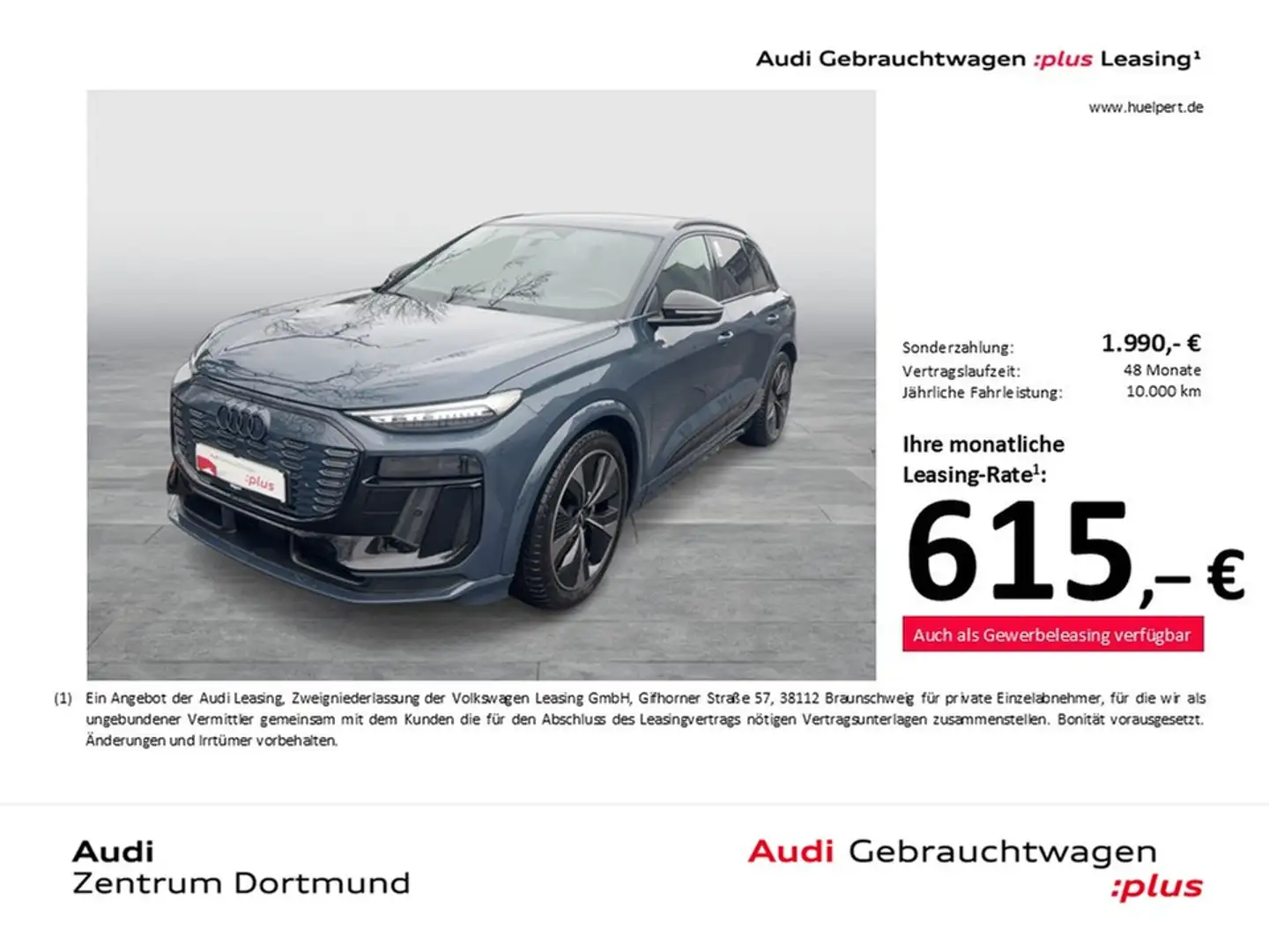 Audi Q6 e-tron quattro S LINE BLACKPAK TECHPRO PANO Blau - 1