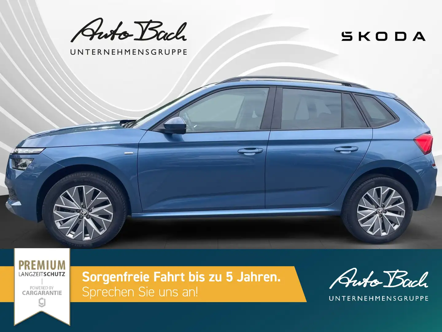 Skoda Kamiq 1.0 TSI Clever LED GRA EPH CarPlay DAB AHK Blau - 2