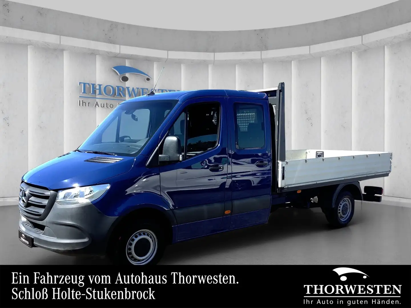 Mercedes-Benz Sprinter 314 CDI Pritsche Doka Blauw - 1