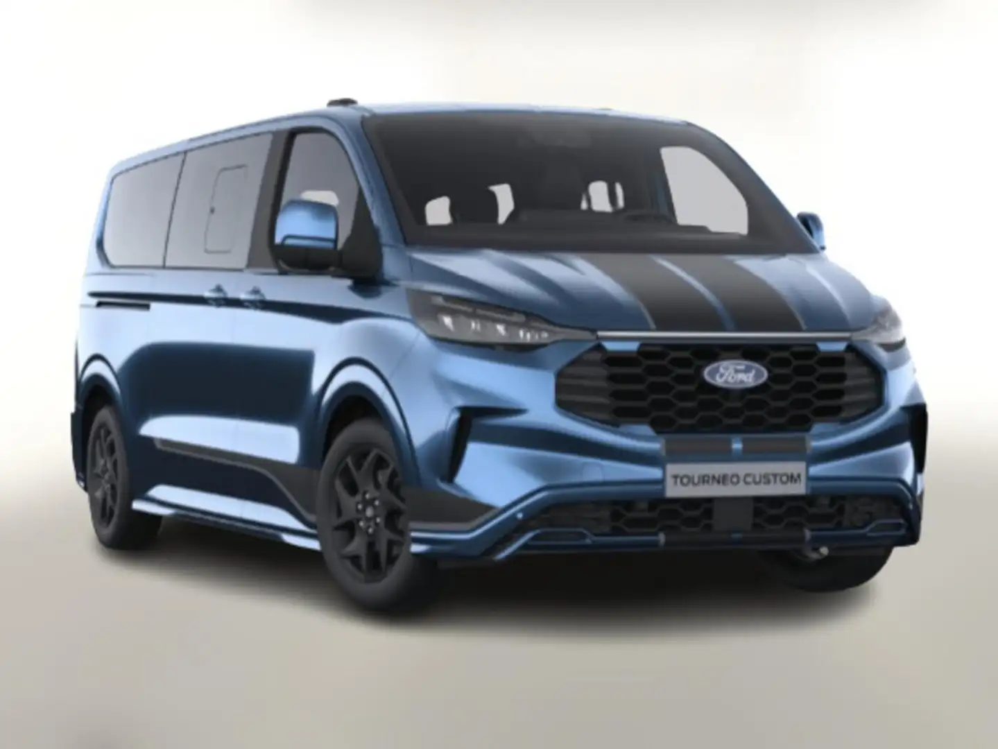 Ford Tourneo Custom Sport 2.0 TDCi 170 Aut 320L2 Pano 125 kW (170 P... Blau - 1