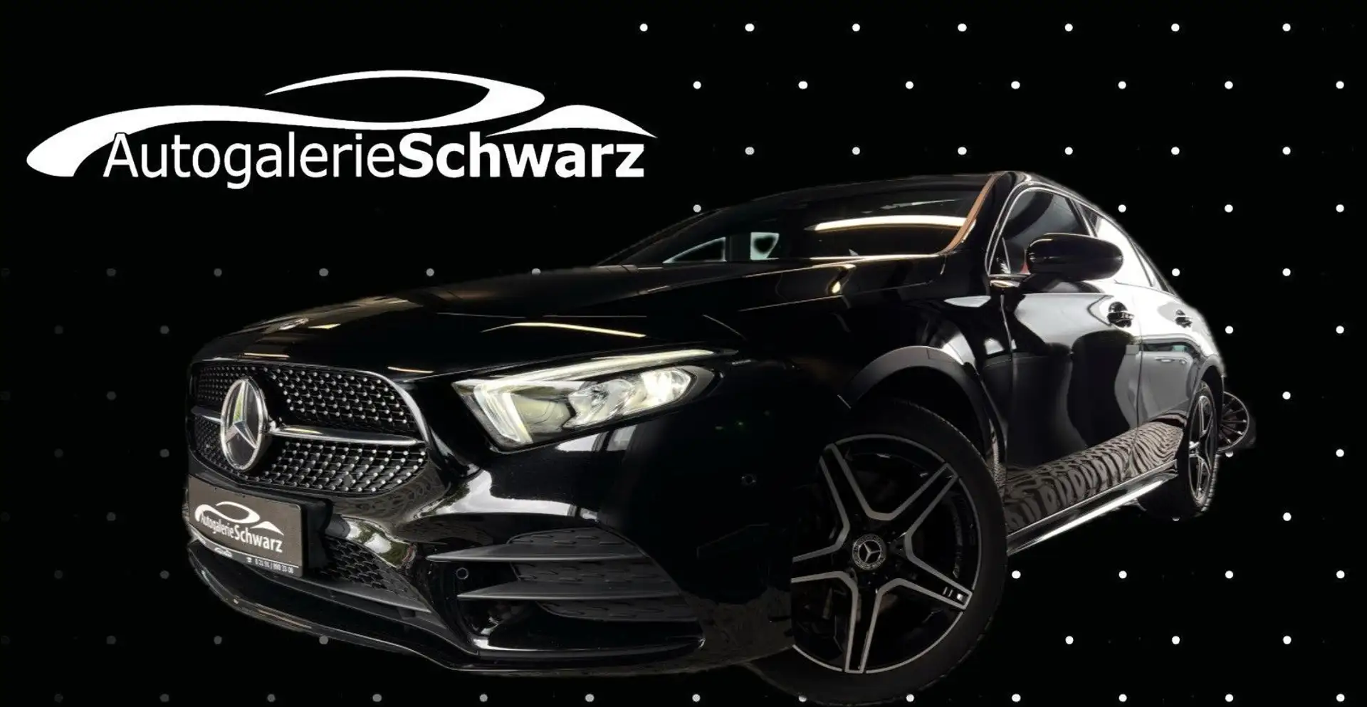Mercedes-Benz A 250 e Limo 8G AMG NIGHT LED AUGR+KAM AMBTE PANO Negro - 1