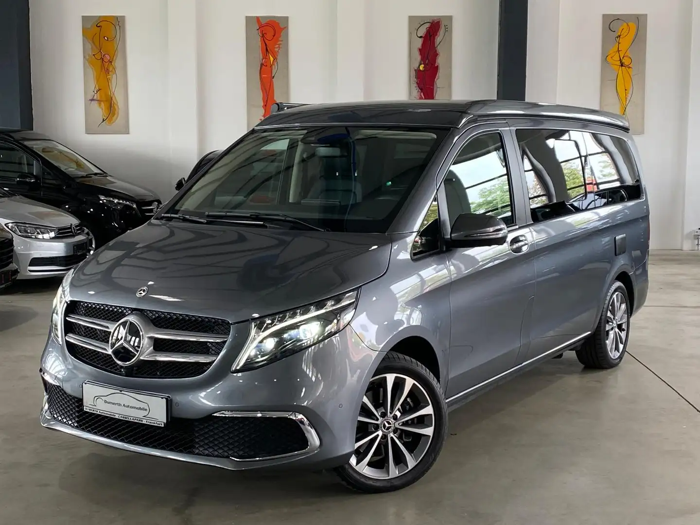 Mercedes-Benz V 300 d 4M Marco Polo/Easy Up/STHZG/AHK/DIS/360/ Gris - 1